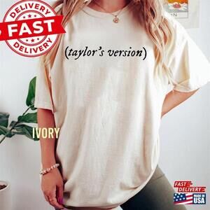 s T4ylors Version Shirt Colors Crewneck T-Shirt